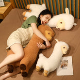 1pc 85CM Big Size Alpacasso Plush Toys Lovely Alpaca Plush Pillow Bed Sleeping Cushion Stuffed Soft Toys Baby Girls Xmas Gift