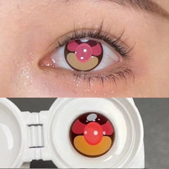 YICKYUE - 1pair Yashiro Nene Cosplay Colored Contact Lenses 12months