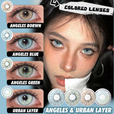 YICKYUE Urbanlayer Colored Contact Lenses Yearly Small Pupils Color Lens Natural Eyes Beauty Cosmetics Coloured Contacts New