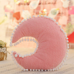 Cloud Plush Pillow Pink White Stuffed Soft Star Throw Pillow Moon Stuffed Cushion Baby Kids Pillow Sofa Home Decor Girls Pillow