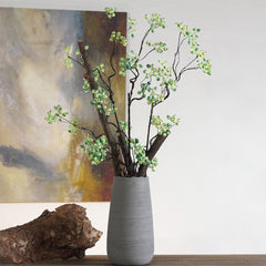 100cm 6pcs Artificial Plastic Green Plant Dusted Berries Faux Plant Flower Branch Nagae Small Fruit For Office Hotel Decoration