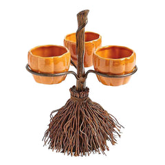 New Halloween Pumpkin Snack Bowl Rack Candy Basket Storage Basket Dessert Holder Candy Bowl DIY Party Halloween Decoration