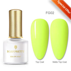 BORN PRETTY Nail Gel 6ml Eggshell Gel Nail Polish Transparent Gel & Special Black Material Nail Gel With Any Color Base