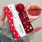 YICKYUE - Dark Red Mirror Lip Gloss Water Light Lipstick Moisturizing Nude Clear Lip Glaze Lips Tint Makeup Jelly Glass Lip Oil Cosmetics