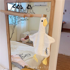 Korean Kawaii Duck Hand Towel Hanging Cute Kitchen Hand Towel Absorbent Towel Household Hand Towel