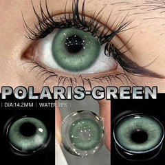 YICKYUE - 1 Pair Colored Contact Lenses for Eyes Blue Lenses Lenses Gray Lenses Green Eye Natural Lenses Fashion Lenses Beauty pupil