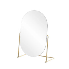 YICKYUE - Toilet Makeup Mirror Round Nordic Modern Metal Frame Living Room Bedroom Nordic Funky Bedroom Specchio Spiegel Wand Home Product