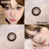 YICKYUE - 1Pair Myopia Lenses Blue Color Contact Lenses for Eyes Lenses With Diopters Prescription Fashion Lenses High Quality Lens