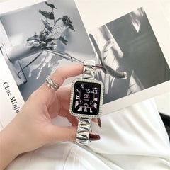Bracelet For Apple Watch 7 6 se Strap 41mm 45mm 40mm 44mm Slim Stainless Steel Band For iwatch 5 4 3 2 38mm 42mm Women Wristband