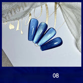 YICKYUE - Smoothie Cat's Eye Gel Smoothie Crystal Cat's Eye Nail Lacquer Small Pop Color Moonstone Wide Cat's Eye Nail Salon 8ML