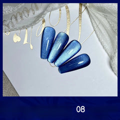 YICKYUE - Smoothie Cat's Eye Gel Smoothie Crystal Cat's Eye Nail Lacquer Small Pop Color Moonstone Wide Cat's Eye Nail Salon 8ML