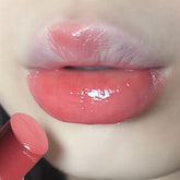 YICKYUE - 6 Color Rose Jelly Lipstick Moisturizing Mirror Water Light Solid Lipgloss Glass Nude Pink Lip Glaze Tint Makeup Cosmetic Beauty