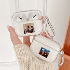 Art style silicone earphone funda for apple air pod 2/1 case retro clear cover for airpod 3 pro cases wireless bluetooth box
