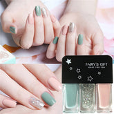 3 In1 No Baking Gel Nail Polish Lasting Quick Drying Non-Toxic Non-Tearable Nail Varnishes Hybrid Lacquer for Manicure Nail Art