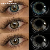 Color Contact Lenses Fashion Blue Eyes Lenses 1 Pair Beauty Gray Soft Lens Brown Contacts Yearly Colored Lenses for Eye