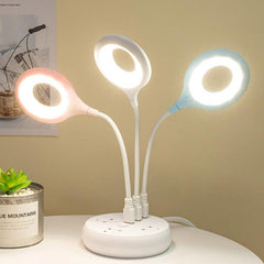 LED Desk Lamp Portable Night Light USB Book Lamp Freely Foldable Table Lamp LED Luminaries Super Bright Ring Lights Non Strobe