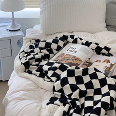 Thickening of Coral Fleece Blankets winter blanket office nap during the spring and autumn sofa cover soft