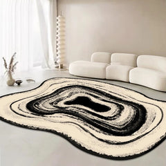 YICKYUE - Living Room Carpet Non-slip Soundproof Floor Mat Lounge Bedroom Large Area Rug Home Decoration Minimalist Irregular Alfombra