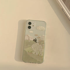 Warm family clear silicone phone case for iphone x xs max xr 7 8 plus 13 12 11 promax shockproof protective capa cover