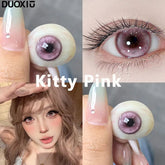 YICKYUE Color Contact Lenses for Cosplay 1Pair Myopia Anime Colored Contact Lenses HEMA Yearly Party Cute Beauty Contacts Lens