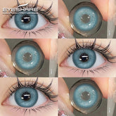 YICKYUE - Colored Contact Lenses 1Pair Y2K Fashion Lenses Year Disponible Colored Contacts Lenses for Eyes Blue Lenses