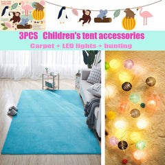 Children's Tent Indoor Outdoor Games Garden Tipi Princess Castle Folding Cubby Toys Tents Enfant Room House Teepee Playhouse