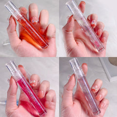 Yickyue Galaxy Mirror Lip Gloss Glitter Lipgloss Transparent Lip Oil Long Lasting Moisturizing Lipstick Lipgloss Lips Makeup Cosmetics