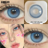 YICKYUE - 1 Pair Colorcon Korean Lenses Colored Contact Lenses for Eyes with Myopia Diopter Soft Beautiful Pupil New Fast Shipping