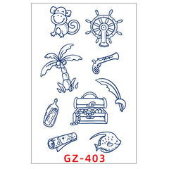 40 Designs Waterproof Temporary Tattoo Stickers Small Fresh And Non-reflective Tatoo Stickers Flash Fake Tattoos For Men Women