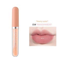 12 Color Liquid Lipstick Long Lasting Waterproof Lip Tint Lip Glaze Moisturizing Non-Stick Cup Clear Lip Gloss Nude Lip Makeup