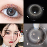YICKYUE - Graded 1pair Breeze Colored Contact Lenses 14mm Softlens