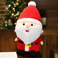 23/40/50CM Cartoon Santa Claus Plush Toy Stuffed Elk Snowman Animal Pillow Dolls Christmas Gifts For Children Birthday Decor