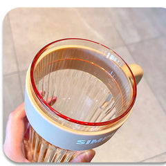 YICKYUE - Tumbler With Lid And Straw And Handle 920ML Large Capacity Adult Women Cup Coffee Mug For Travel Plastic Water Bottle Bpa Free