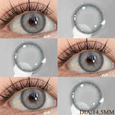 YICKYUE 1pair Colored Contact Lenses Gray Eye Lenses Gray Lenses Gray Pupils Natural Eye Lens color Contacts Eye Cosmetics