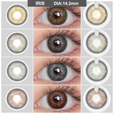 YICKYUE Color Contact Lenses for Eyes Natural Colored Eye Lenses Pupilentes Eye Lenses Blue lens