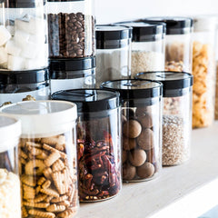MDZF 550ml 750ml 1000ml 1250ml Glass Sealed Cans Kitchen Storage Bottles Spice Jar Milk Powder Boxes Transparent Food Storage