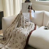 YICKYUE - Bamboo Fiber Towel Blanket Office Lunch Break Air Conditioning Blanket Multi-Functional Cold Feeling Leisure Blanket