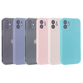 9 colors ins jane phone case silicone protective cover for iphone 12 mini 8 7 plus 11 pro max x xr xs max cool shell conque