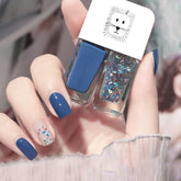 Two Colors Double Bottle Nail Polish Glitter Holographic Uv Gel Nail Polish Set Shiny Quick Dry Long Lasting Varnishes Nail Art