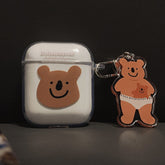 Ins Koala cute earphone case for airpod 2/1 silicone case for apple airpods pro 3 cartoon cover wireless headphone capa keychain