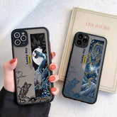 2021 Relif 3D Snake Dragon soft silicone matte phone case for 13 mini 12 11 pro max 7 8 plus x xr xsmax Wolf Tiger cartoon capa