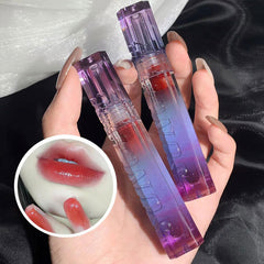 YICKYUE - Mirror Lip Glaze Iced Tea Water Lip Gloss Waterproof Long-lasting Moisturizing Transparent Jelly Liquid Lipstick Korean Makeup
