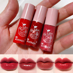 YICKYUE Mirror Water Lip Gloss Moisturizing Lip Glaze Lip Tint Korean Cosmetics Shiny Lipstick Shimmer Long Lasting Lip Makeup Beauty
