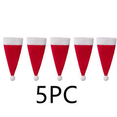 10pc Tableware Holder Bag Christmas Hat Christmas 2020 Christmas Decorations Home Decoration Accessories Kitchen Tableware Holde