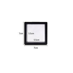 Acrylic Transparent Jewelry Box Earrings Jewelry Storage Jewelry Display Frame Sealed Anti-Oxidation Film Suspension Box Storage