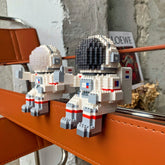 Small building blocks Space Station Moon Rocket Shuttle Satellite Astronaut Figure Small Bricks Toys for Children Gifts