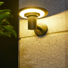 Solar wall light UFO LED sconces light outdoor courtyard villa garden Fence decoration Monocrystalline silicon Solar energy
