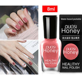 8ML Water-based Normal Nail Polishes Without Lamp Quick Drying No Bake Peel Off Nail Polish DIY Nail Art Varnishes for Manicure