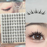 YICKYUE - Sunflower Style False Eyelashes Clusters Extensions Individual Lashes Cluster Natural Thick DIY Segmented Eyelashes Bundles