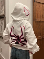 Hearujoy Harajuku Y2K Hooded Sweatshirts Cats Print Hip Hop Fashion Oversized Streetwear Hoodie Loose Oversized Hoodie Kawaii Clothes
